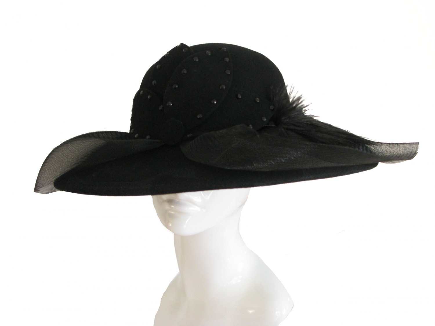 Ladies Edwardian Downton Abbey Titanic Gown And Edwardian Style Hat Size 16 - 18 Image